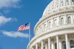 Capitol-Hill-building-with-flag-flying
