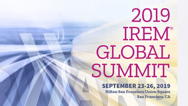 The 2019 IREM Global Summit education sessions technology - Turning problems into innovation